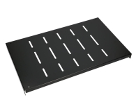 ExtraLink Półka do szaf wiszących 19" 300MM 1U (czarna) - 492328 - zdjęcie 2